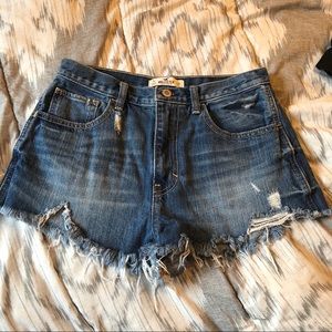 Hollister jean cut offs